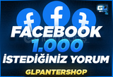 ⭐ [Kaliteli] Facebook 1.000 İstediğiniz Yorum ⭐