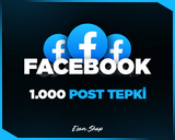 ⭐[KALİTELİ] FACEBOOK 1000 POST TEPKİ⭐