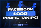 ⭐[KALİTELİ] FACEBOOK 1000 PROFİL TAKİPÇİ⭐