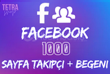 ⭐[KALİTELİ] FACEBOOK 1000 TAKİPÇİ + BEĞENİ⭐