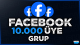 ⭐[KALİTELİ] FACEBOOK 10000 GURUP ÜYE⭐