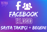 ⭐[KALİTELİ] FACEBOOK 15.000 TAKİPÇİ + BEĞENİ⭐