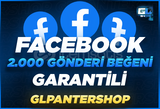 ⭐[KALİTELİ] FACEBOOK 2000 GÖNDERİ BEĞENİ⭐