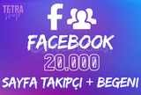 ⭐[KALİTELİ] FACEBOOK 20.000 TAKİPÇİ + BEĞENİ⭐