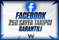 ⭐[KALİTELİ] FACEBOOK 250 SAYFA TAKİPÇİ⭐