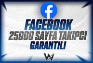 ⭐[KALİTELİ] FACEBOOK 25.000 SAYFA TAKİPÇİ⭐