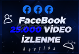 ⭐[KALİTELİ] FACEBOOK 25.000 VİDEO İZLENME