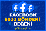 ⭐[KALİTELİ] Facebook 5000 Gönderi Beğeni⭐