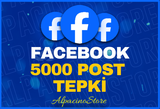 ⭐[KALİTELİ] Facebook 5000 Post Tepki⭐