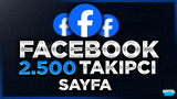 ⭐[KALİTELİ] FACEBOOK 2500 SAYFA TAKİPÇİ⭐