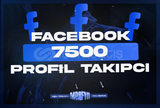 ⭐[KALİTELİ] FACEBOOK 7500 PROFİL TAKİPÇİ⭐