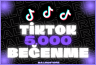 ⭐[Kaliteli + Garantili] 5000 Tiktok Beğeni ⭐