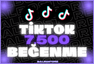 ⭐[Kaliteli + Garantili] 7500 Tiktok Beğeni ⭐