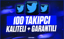 ⭐[KALİTELİ+GARANTİLİ] Twitter 100 Takipçi