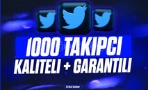 ⭐[KALİTELİ+GARANTİLİ] Twitter 1000 Takipçi