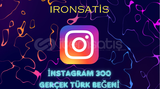 ⭐️ (KALİTELİ) GERÇEK 300 TÜRK BEĞENİ ! ⭐️