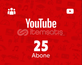 kaliteli gerçek 25 abone
