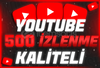 ⭐ KALİTELİ GERÇEK +500 YOUTUBE İZLENME ⭐