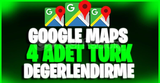 ⭐[KALİTELİ] GOOGLE MAPS 4 TÜRK YORUM⭐