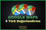 ⭐ [Kaliteli] Google Maps 5 Türk Yorum ⭐