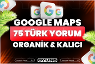 ⭐[KALİTELİ] GOOGLE MAPS 75 TÜRK YORUM⭐
