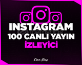 ⭐[KALİTELİ] INSTAGRAM 100 CANLI YAYIN İZLEYİCi⭐