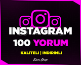 ⭐[KALİTELİ] INSTAGRAM 100 GERÇEK YORUM⭐