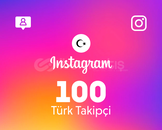 Kaliteli ⭐ Instagram 100 Türk Takipçi
