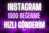(KALİTELİ) INSTAGRAM 1000 BEĞENİ ✨