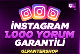⭐[Kaliteli] İnstagram 1.000 İstediğiniz Yorum ⭐