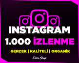 ⭐[KALİTELİ] INSTAGRAM 1000 İZLENME⭐
