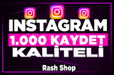 ⭐[KALİTELİ] INSTAGRAM 1.000 KAYDETME⭐