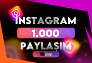 [KALİTELİ] İNSTAGRAM 1.000 PAYLAŞIM