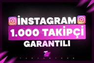⚡[KALİTELİ] INSTAGRAM 1000 TAKİPÇİ + GARANTİ⚡]