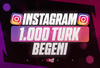 ⭐[KALİTELİ] Instagram 1000 Türk Beğeni