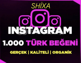 ⚡️[KALİTELİ] INSTAGRAM 1000 TÜRK BEĞENİ⚡️