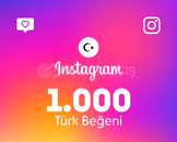 Kaliteli ⭐ Instagram 1000 Türk Beğeni