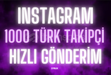 (KALİTELİ) INSTAGRAM 1000 TÜRK TAKİPÇİ ✨