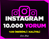 ⭐[KALİTELİ] INSTAGRAM 10000 GERÇEK YORUM⭐