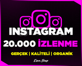 ⭐[KALİTELİ] INSTAGRAM 20000 İZLENME⭐