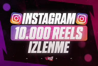 ⭐[KALİTE] Instagram 10.000 Reels İzlenme