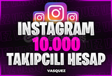 ⭐[KALİTELİ] İNSTAGRAM 10.000 TAKİPÇİLİ HESAP