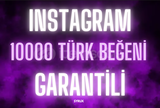 (KALİTELİ) INSTAGRAM 10.000 TÜRK BEĞENME✨