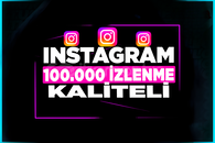 ⭐[KALİTELİ] INSTAGRAM 100.000 İZLENME⭐