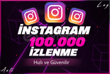 ⭐[KALİTELİ] INSTAGRAM 100.000 İZLENME⭐