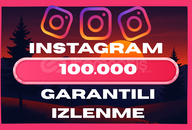 ⭐[KALİTELİ] INSTAGRAM 100.000 İZLENME