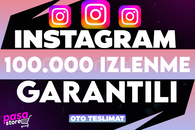 ⭐[KALİTELİ]İNSTAGRAM 100.000 İZLENME GARANTİLİ⭐