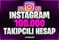 ⭐[KALİTELİ] İNSTAGRAM 100.000 TAKİPÇİLİ HESAP