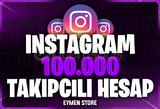⭐[KALİTELİ] İNSTAGRAM 100.000 TAKİPÇİLİ HESAP