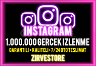 ⭐️KALİTELİ⭐️ Instagram 1.000.000 Gerçek İzlenme